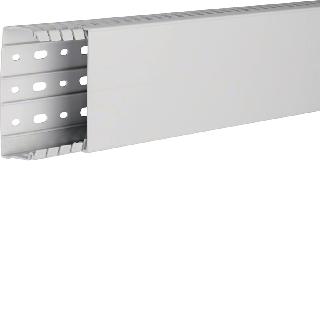 Johdotuskouru PC/ABS halogeeniton HA7 40x100mm vaaleanharmaa