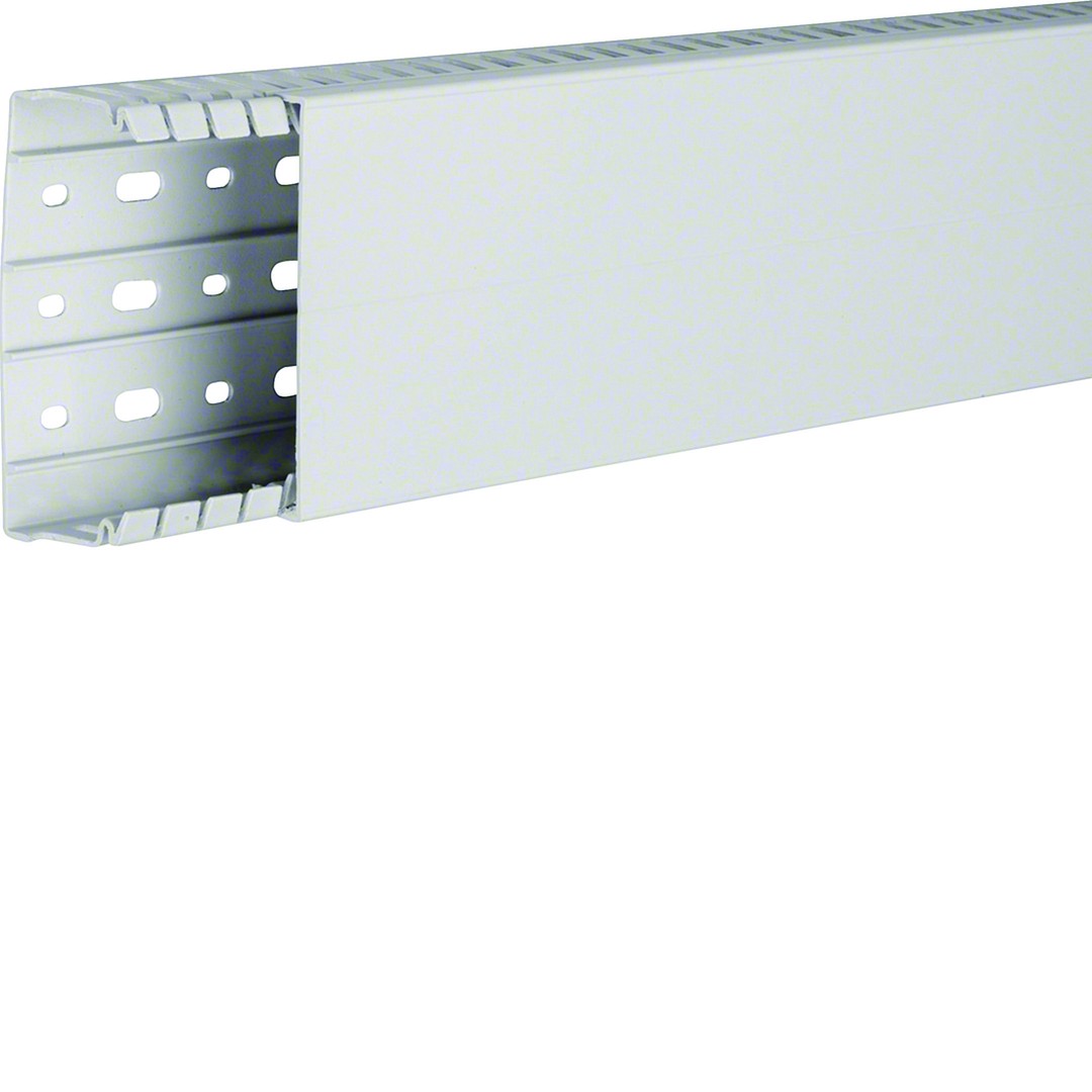 Johdotuskouru PC/ABS halogeeniton HA7 40x100mm vaaleanharmaa