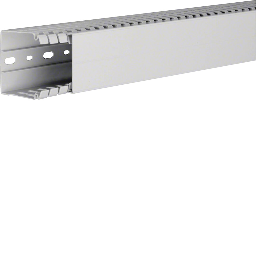 Johdotuskouru PC/ABS halogeeniton HA7 60x60mm vaaleanharmaa