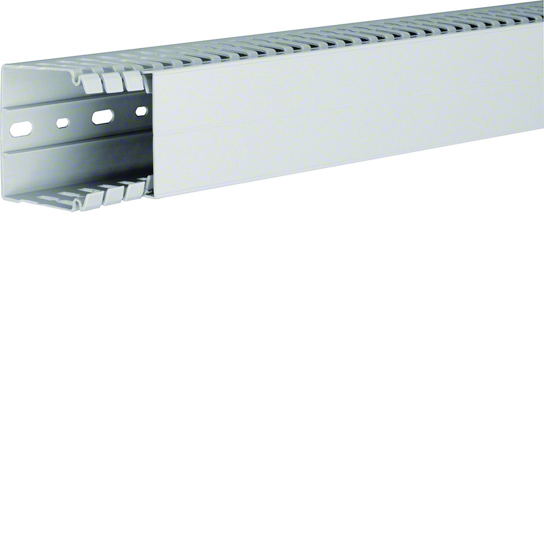 Johdotuskouru PC/ABS halogeeniton HA7 60x60mm vaaleanharmaa