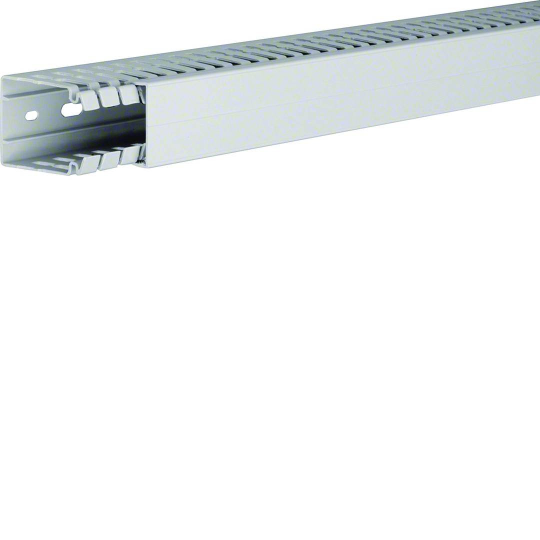 Johdotuskouru PC/ABS halogeeniton HA7 60x40mm vaaleanharmaa