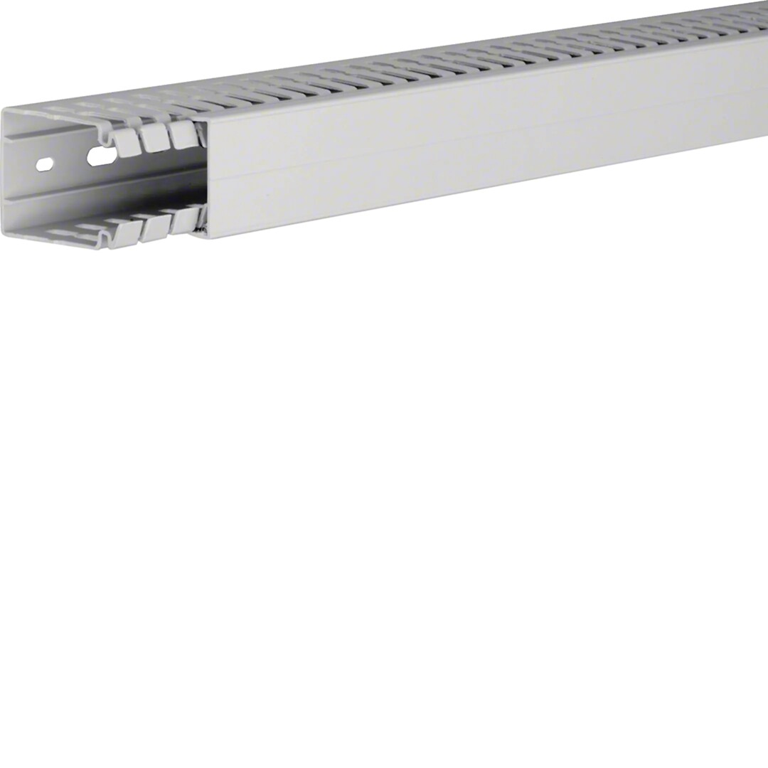 Johdotuskouru PC/ABS halogeeniton HA7 60x40mm vaaleanharmaa