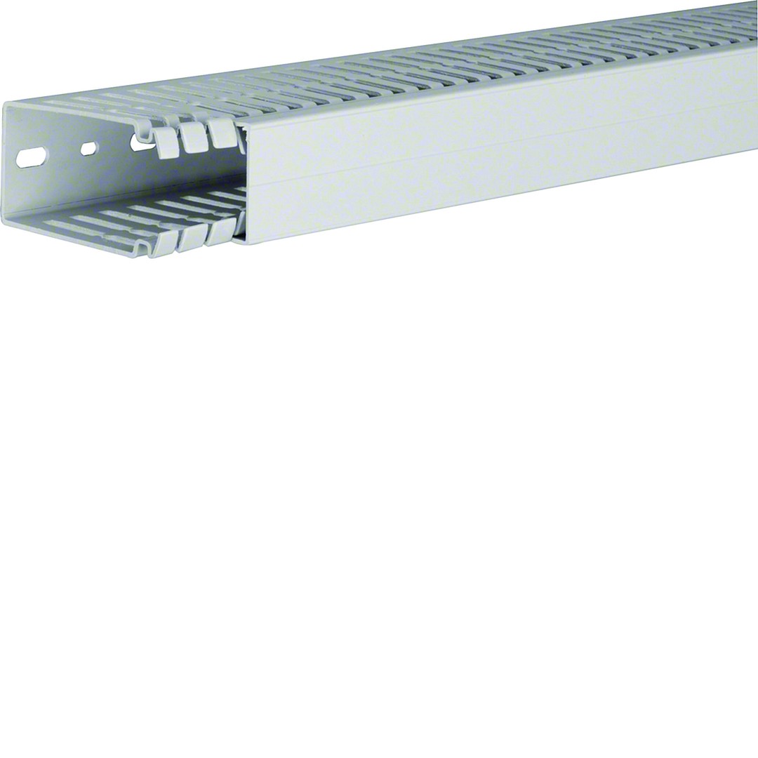 Johdotuskouru PC/ABS halogeeniton HA7 80x40mm vaaleanharmaa