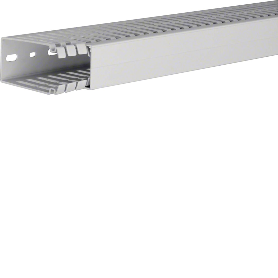 Johdotuskouru PC/ABS halogeeniton HA7 80x40mm vaaleanharmaa