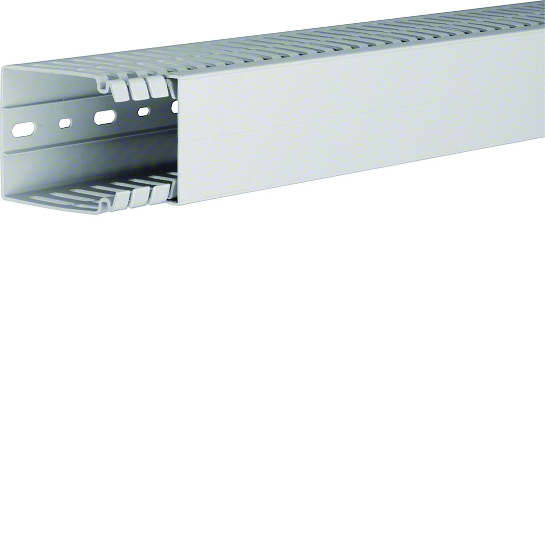 Johdotuskouru PC/ABS halogeeniton HA7 80x60mm vaaleanharmaa