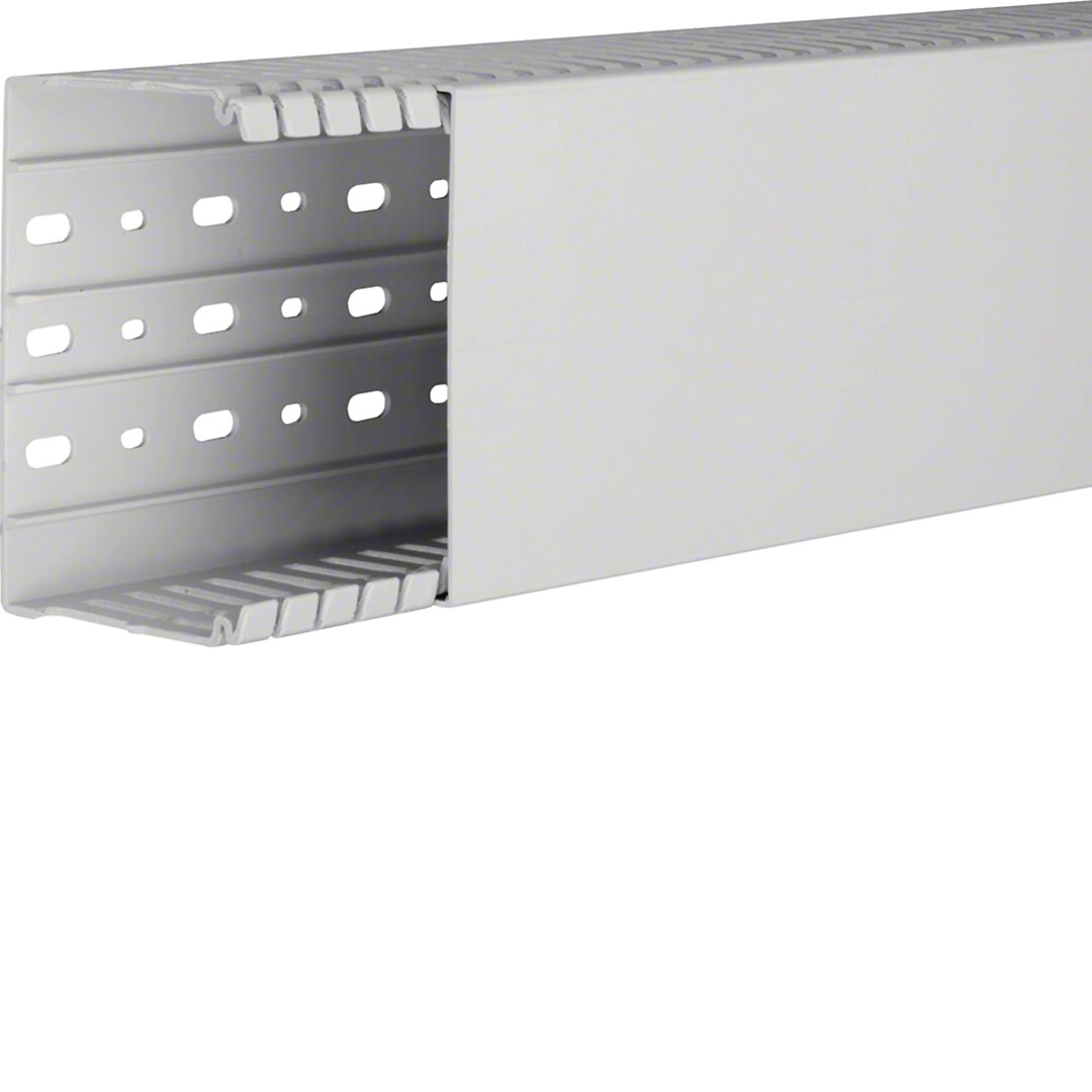 Johdotuskouru PC/ABS halogeeniton HA7 80x120mm vaaleanharmaa