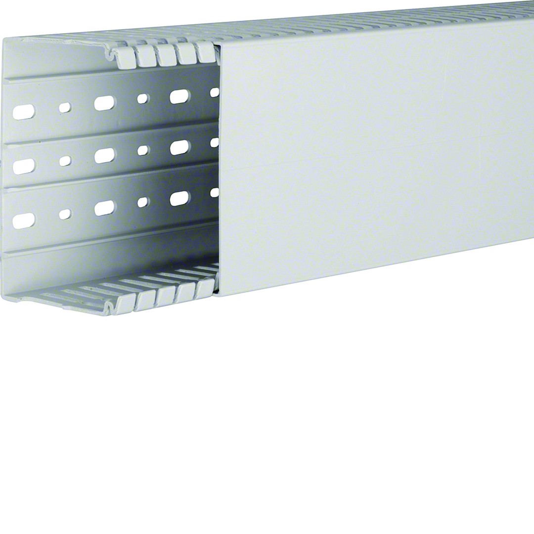 Johdotuskouru PC/ABS halogeeniton HA7 80x120mm vaaleanharmaa