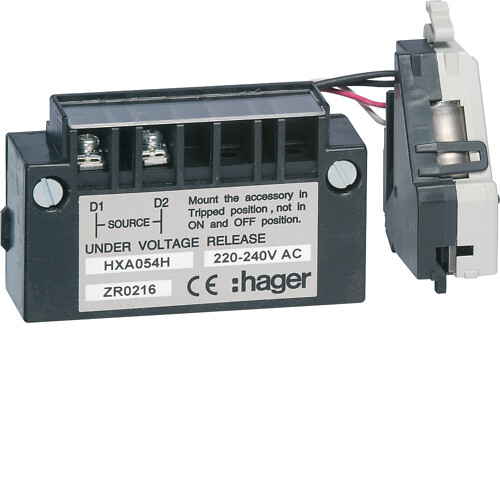 Alijännitelaukaisija hidastettu 220-240V AC (x160-P160-x250-P250-x630-P630)