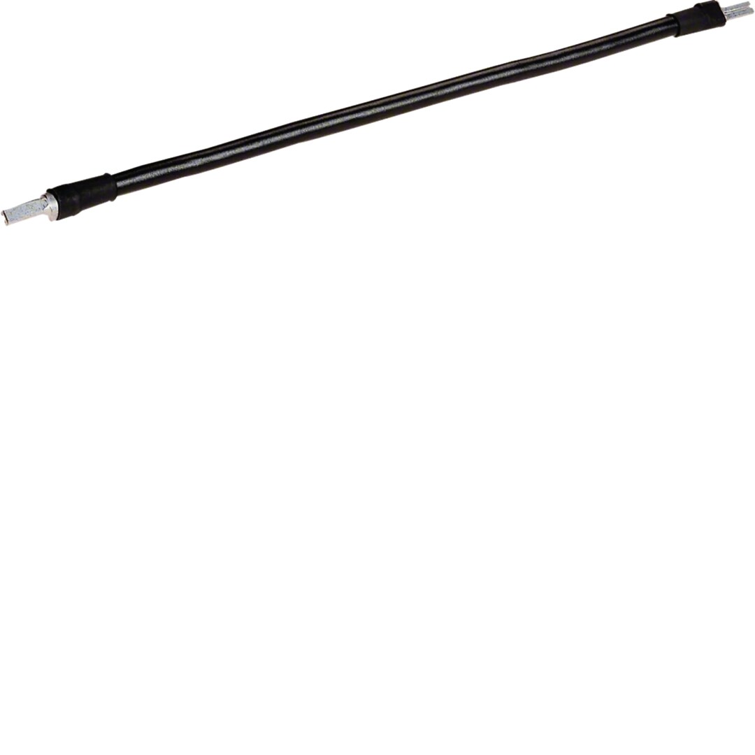Kaapelisilta 10 mm², pituus 250mm, jäykkä, väri musta