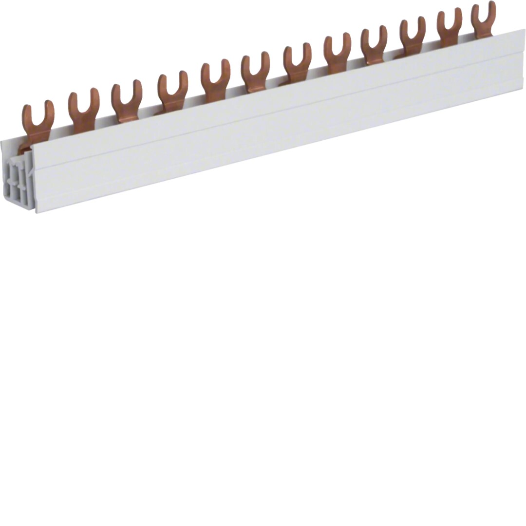 Virtakisko 3-napainen 63A haarukka poikkipinta 10mm² 12 moduulia