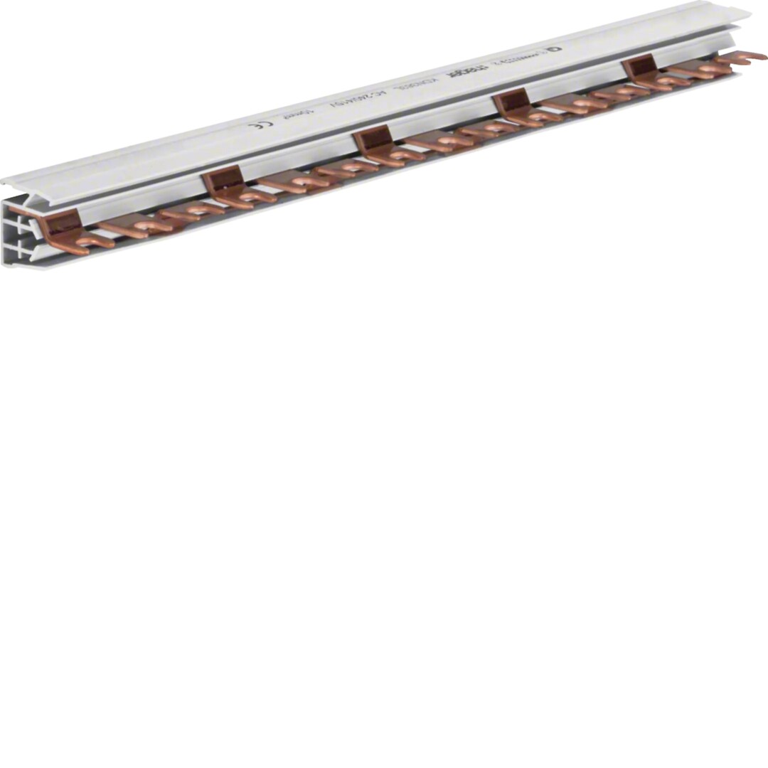 Virtakisko 3-napainen 63A haarukka poikkipinta 10mm² 15 moduulia