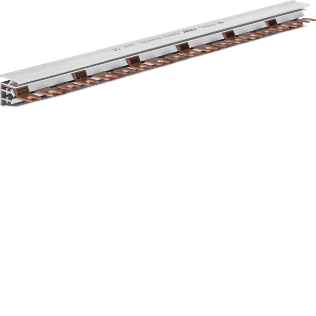Virtakisko 3-napainen 63A haarukka poikkipinta 10mm² 18 moduulia