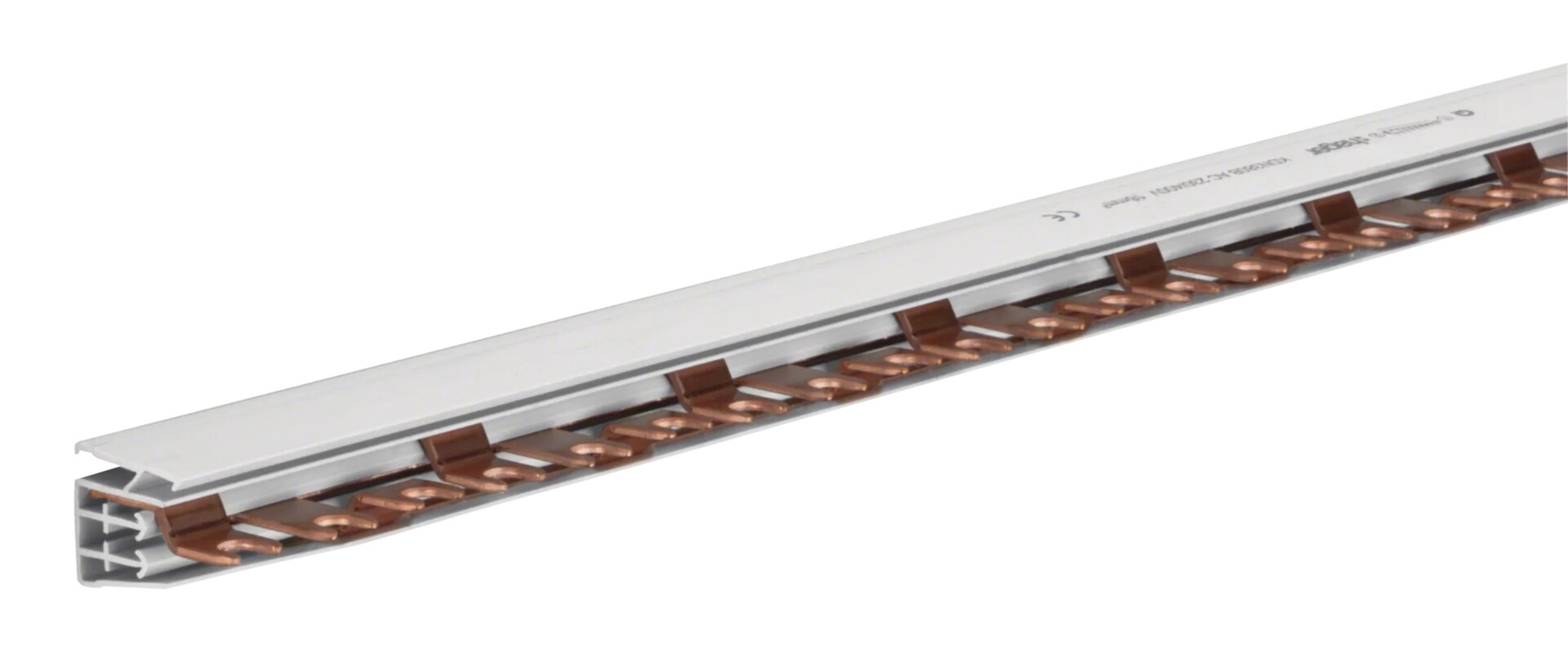 Virtakisko 3-napainen 80A haarukka poikkipinta 16mm² 57 moduulia