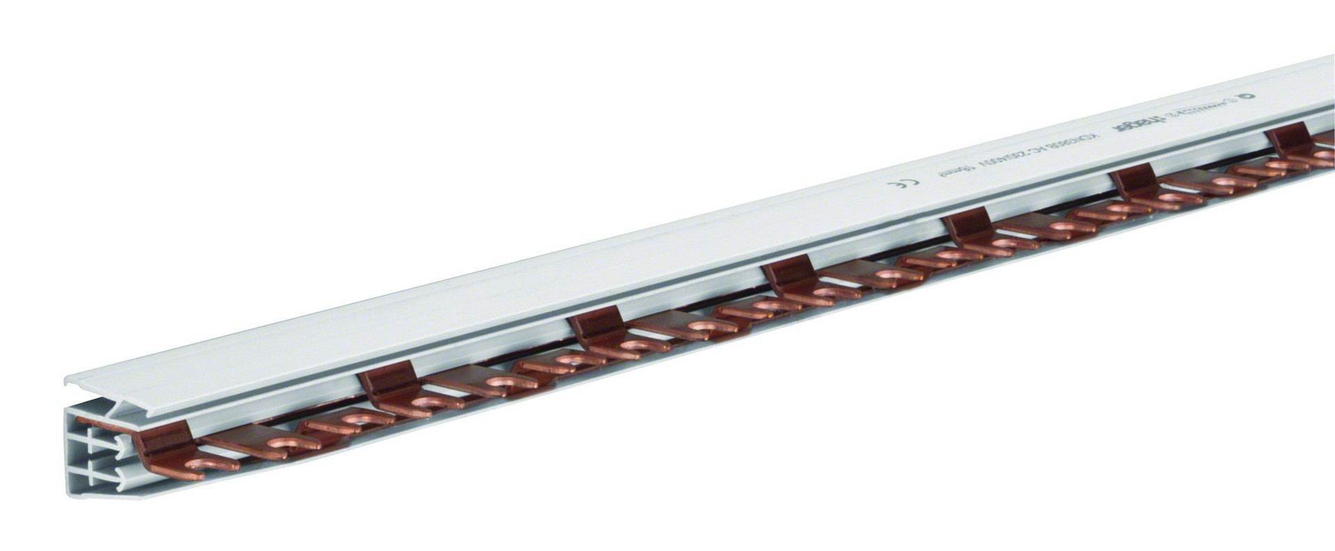 Virtakisko 3-napainen 80A haarukka poikkipinta 16mm² 57 moduulia