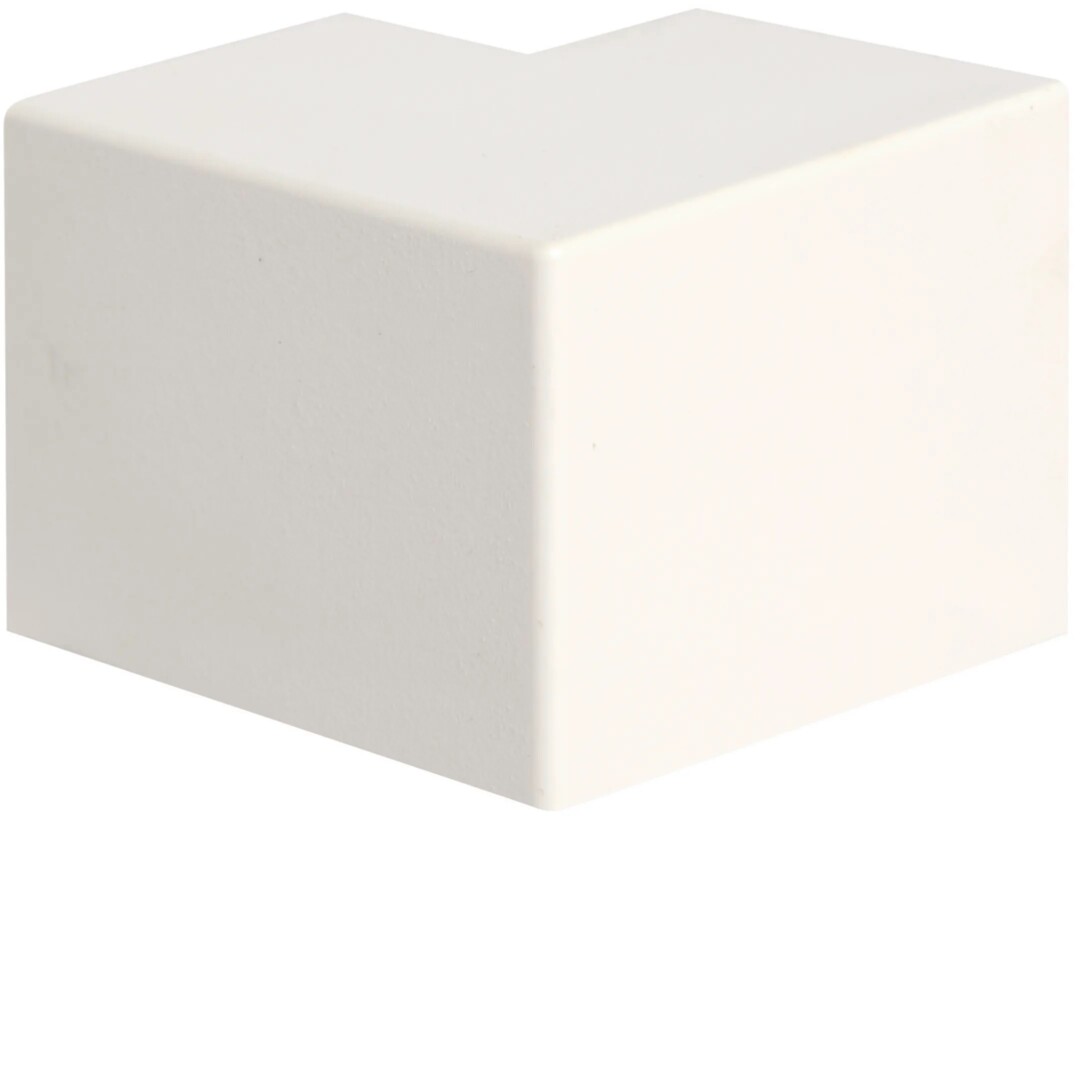 Ulkokulma halogeeniton kanavalle LF15x15mm, liikenteenvalkoinen, 10 kpl