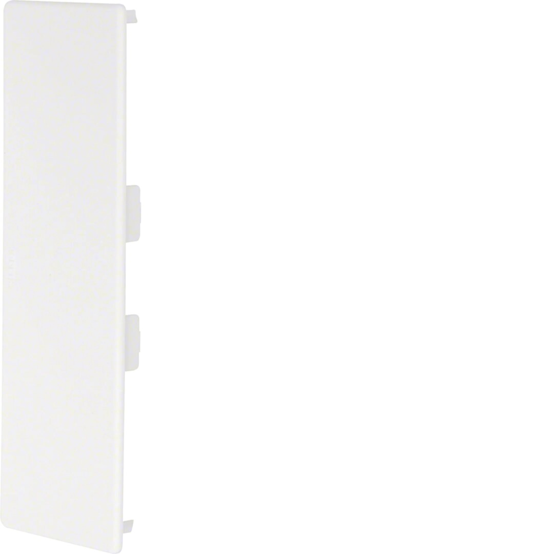 Päätykappale halogeeniton kanavalle LF 60x190mm, liikenteenvalkoinen