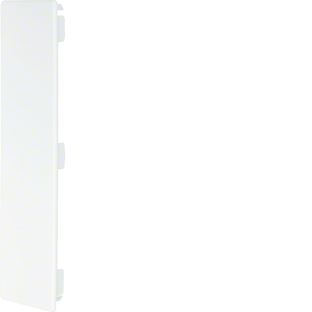 Päätykappale halogeeniton kanavalle LF 60x230mm, liikenteenvalkoinen