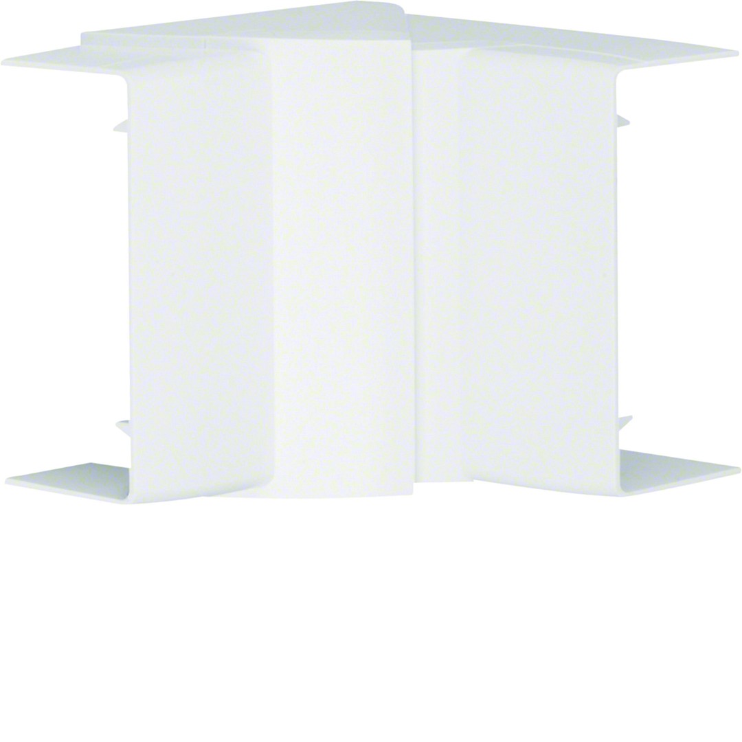Sisäkulma säädettävä halogeeniton kanavalle LF 40x90mm, liikenteenvalkoinen