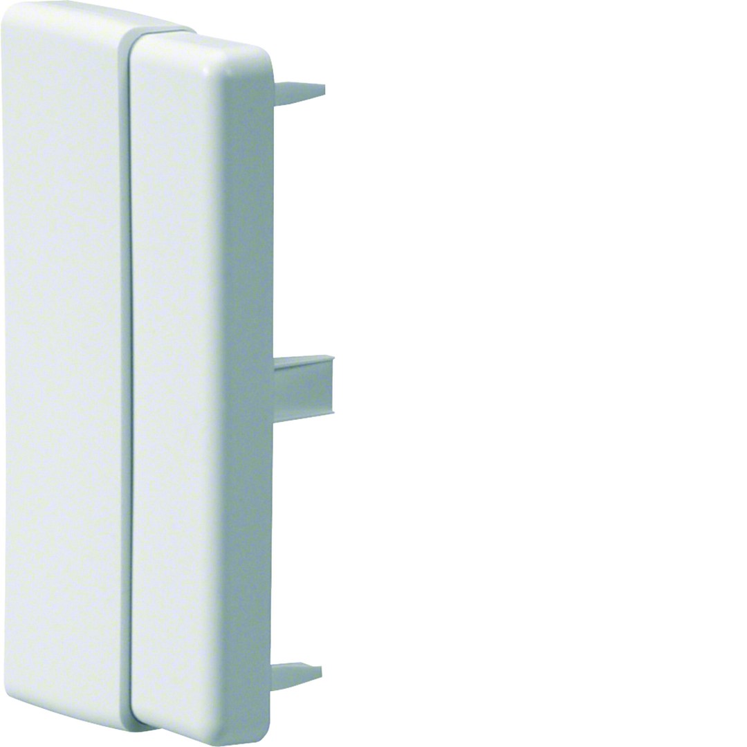 Päätykappale halogeeniton kanavalle LF/LFH 40/60x110mm, liikenteenvalkoinen