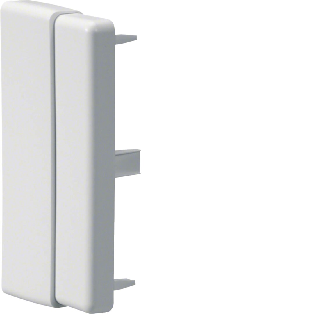 Päätykappale halogeeniton kanavalle LF/LFH 40/60x110mm, liikenteenvalkoinen