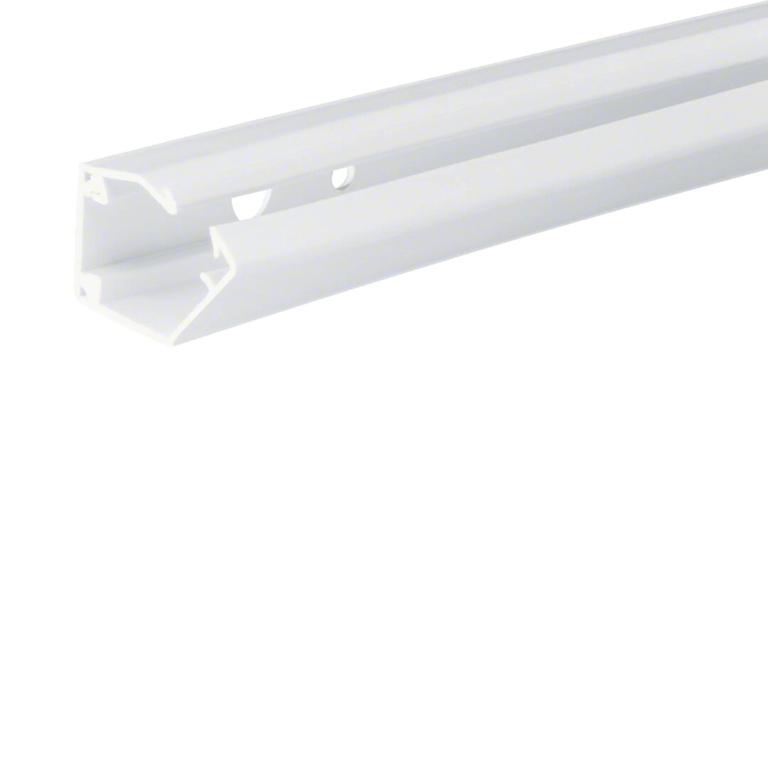 Asennuskanava tarralla LFR 7x12mm, PVC, liikenteenvalkoinen, rulla 20m