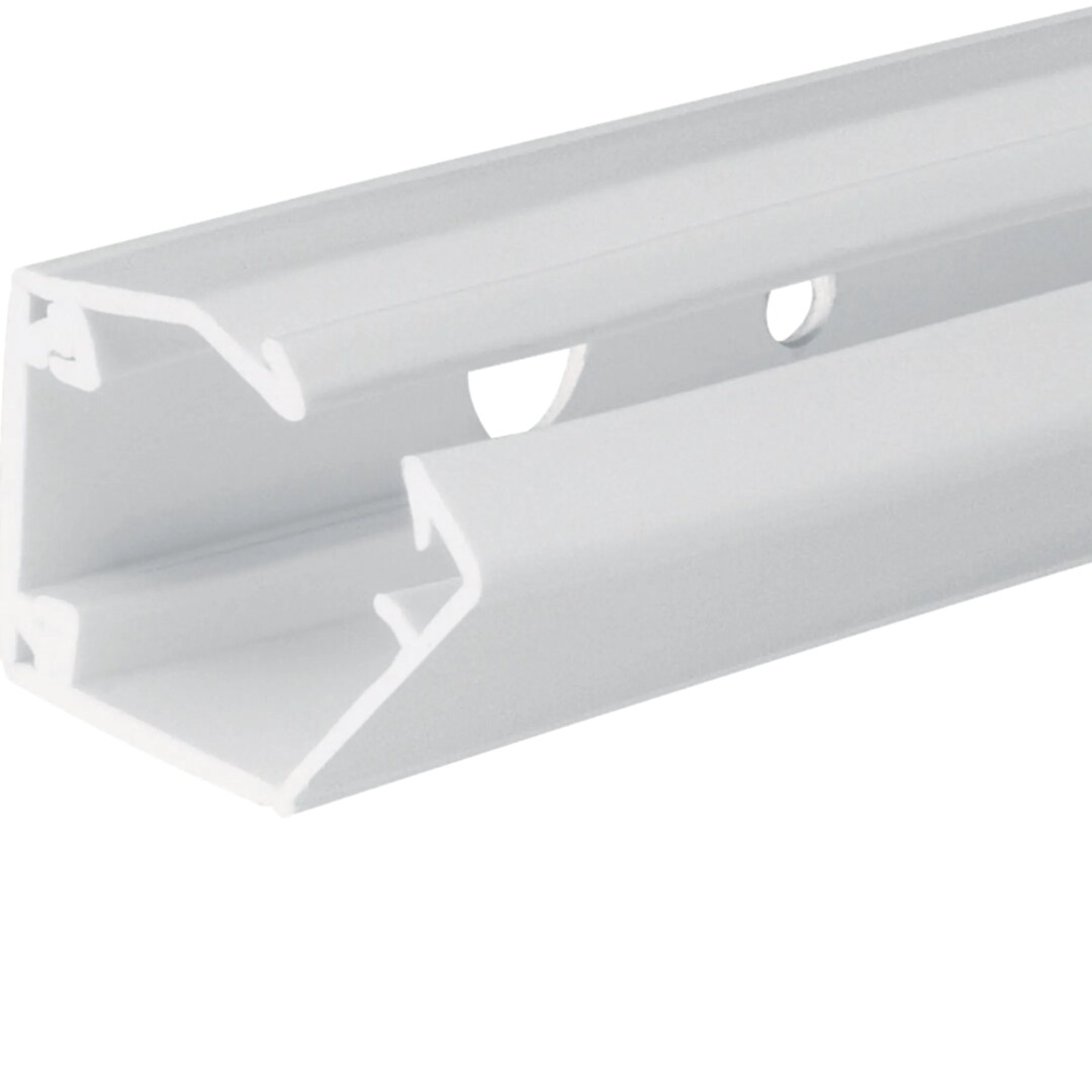 Asennuskanava tarralla LFR 16x16mm, PVC, liikenteenvalkoinen, rulla 20m