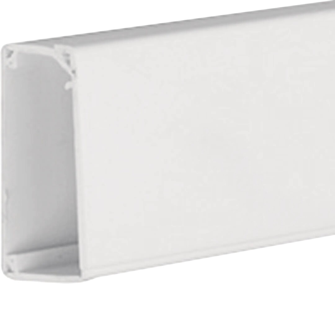 Asennuskanava tarralla LFR 18x33mm, PVC, liikenteenvalkoinen, rulla 20m