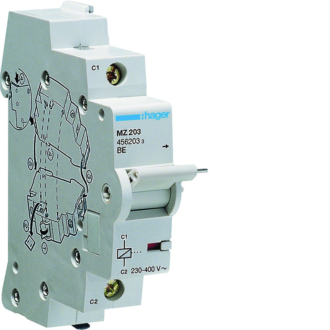 Työvirtalaukaisija JSK/VV-JSK ≤ 125A 230-415V AC 110-130V DC