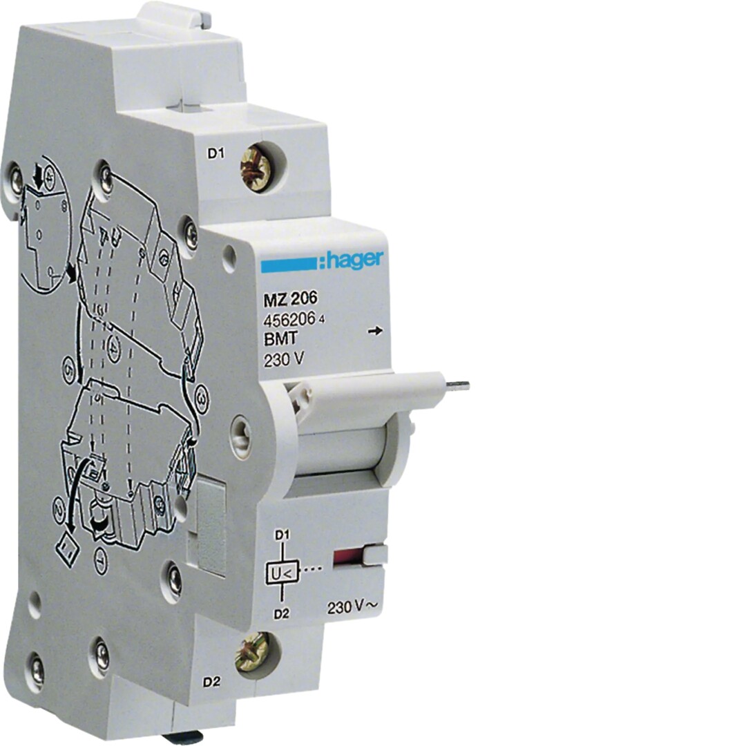 Alijännitelaukaisija JSK/VV-JSK ≤ 125A 230V AC