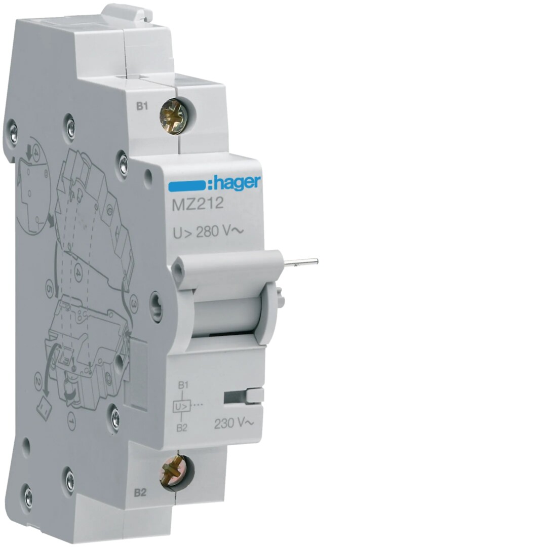 Ylijännitelaukaisija U ≥ 255VAC 230V AC