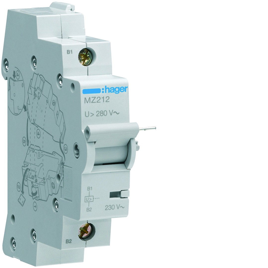Ylijännitelaukaisija U ≥ 255VAC 230V AC