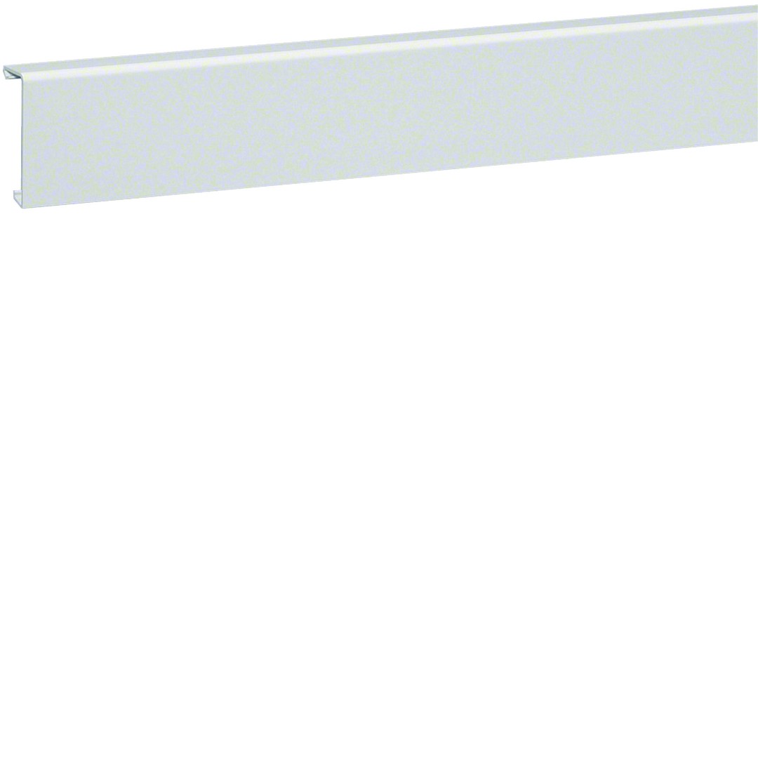 Jalkalistakanavan kansi PVC kanavalle SL 20x55mm liikenteenvalkoinen