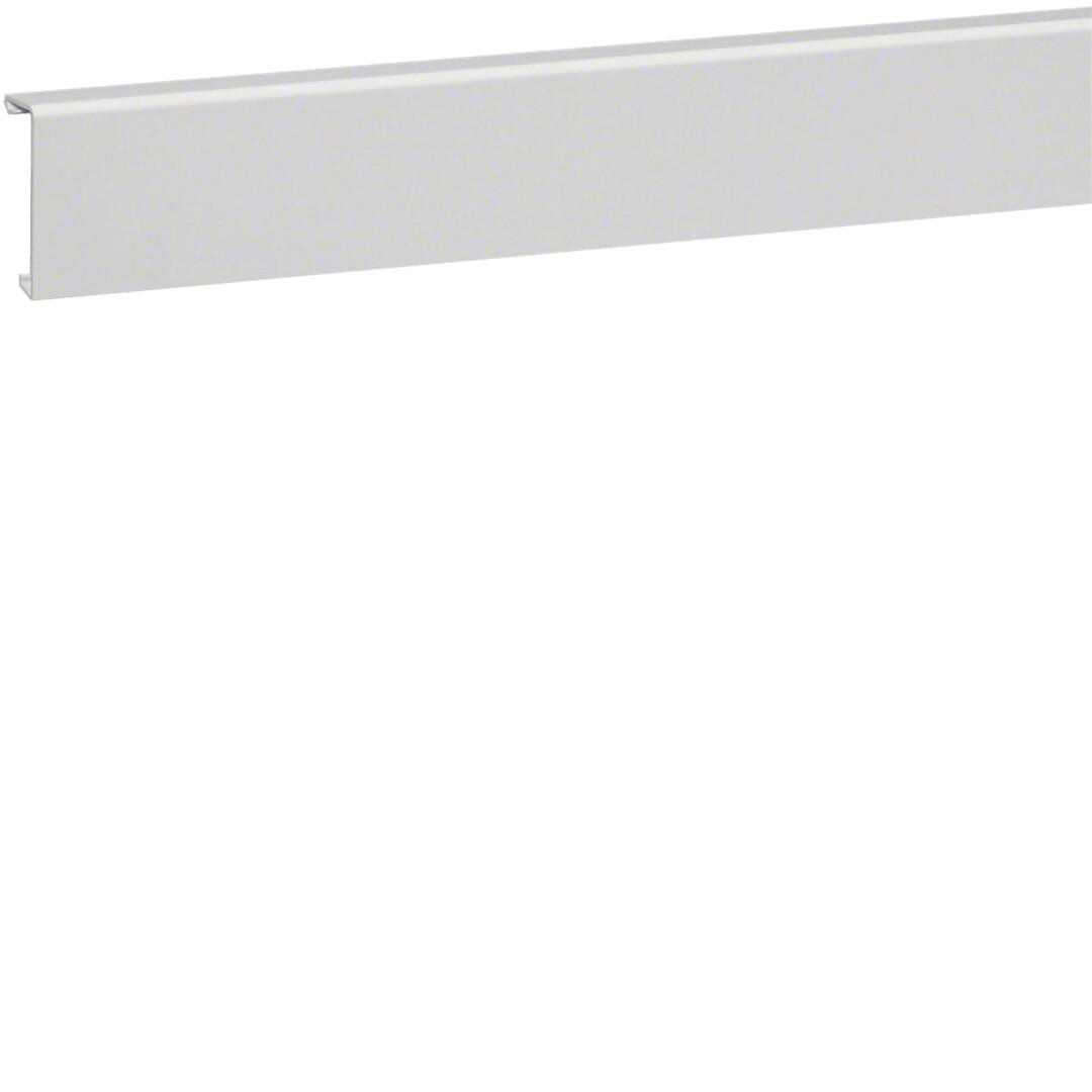 Jalkalistakanavan kansi PVC kanavalle SL 20x55mm liikenteenvalkoinen