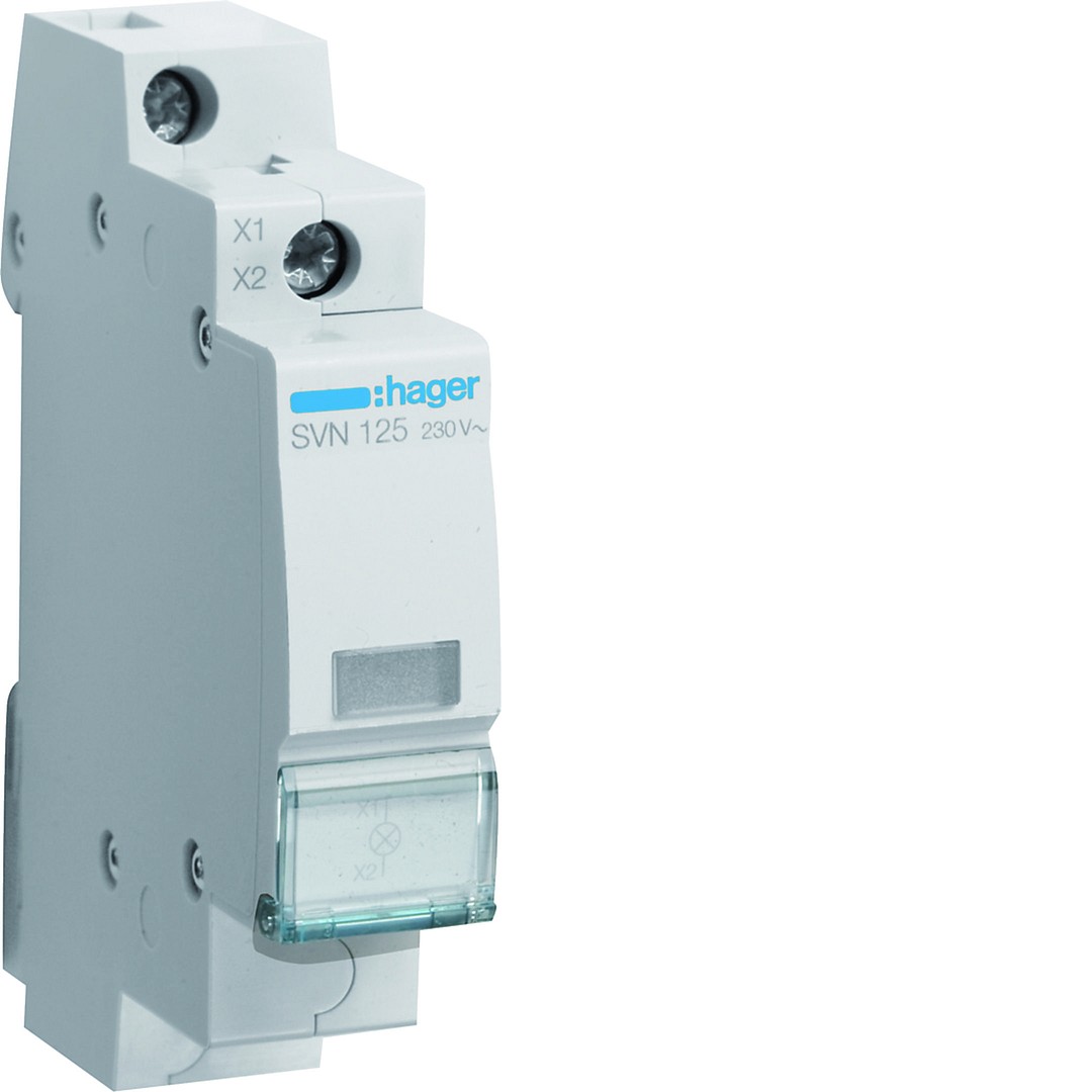 LED-merkkivalo kirkas 230VAC 1 moduuli