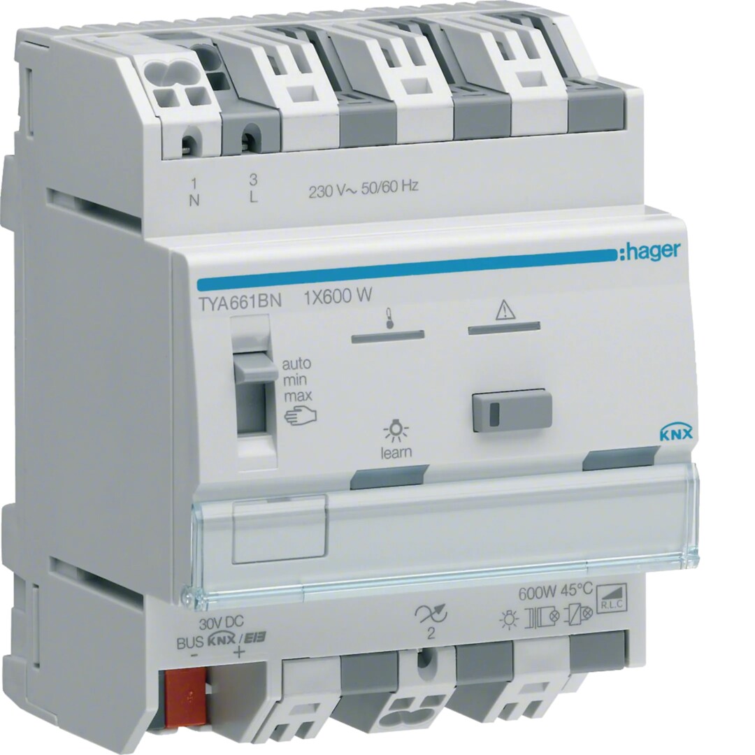 Yleisvalonsäädin 1-kanavainen KNX, 1x600W, ESL/LED
