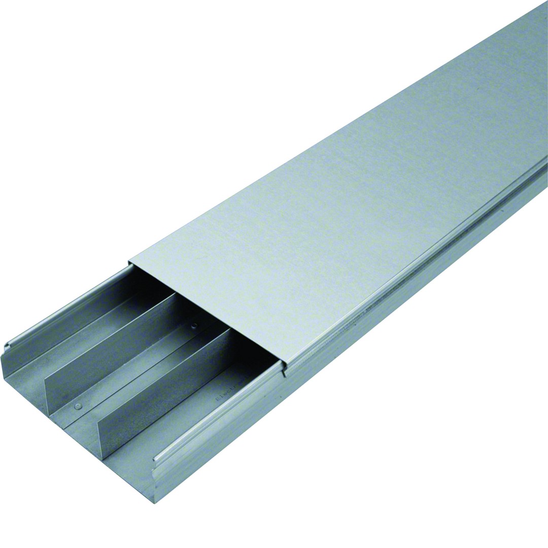 Lattiakanava pintavaluun upotettava 3-osainen teräs UK 190x48mm