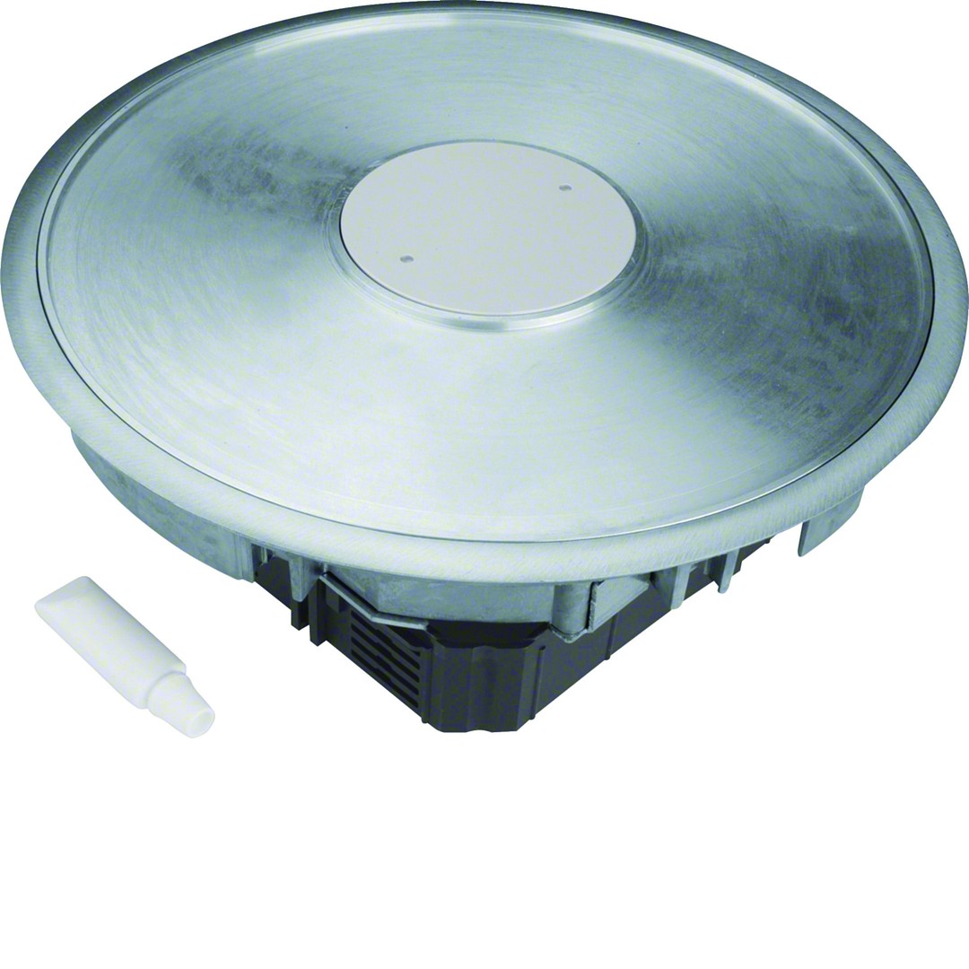 Lattiarasiakansi IP66 R12 pyöreä 306mm alu-putki 3mm syv. valuarsialle alumiini