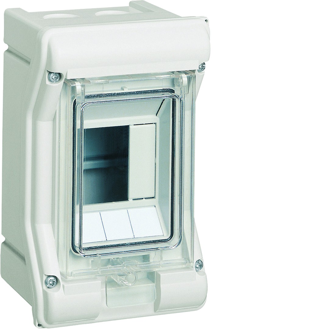 Moduulikotelo pinta-asennus Vector 1×2/3 moduulia PC-UV IP54, metr. läpil.aih.