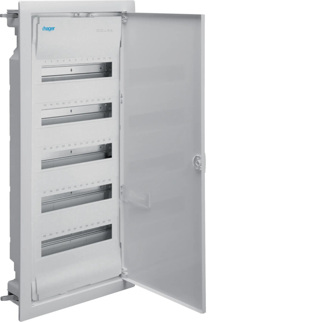 Moduulikotelo uppo, volta, 5×12 moduulia, IP30, metalliovella